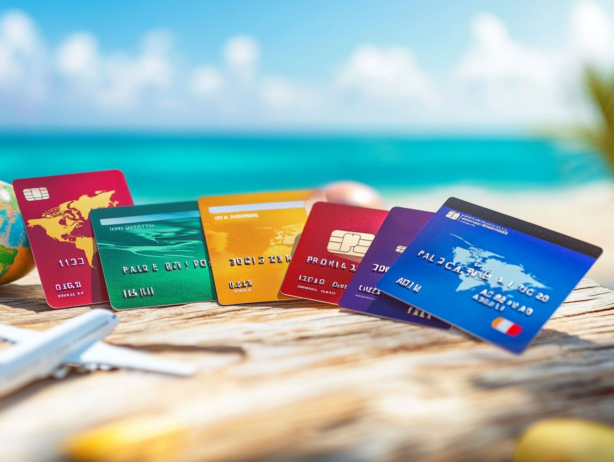 Overview of top travel credit cards with bonuses