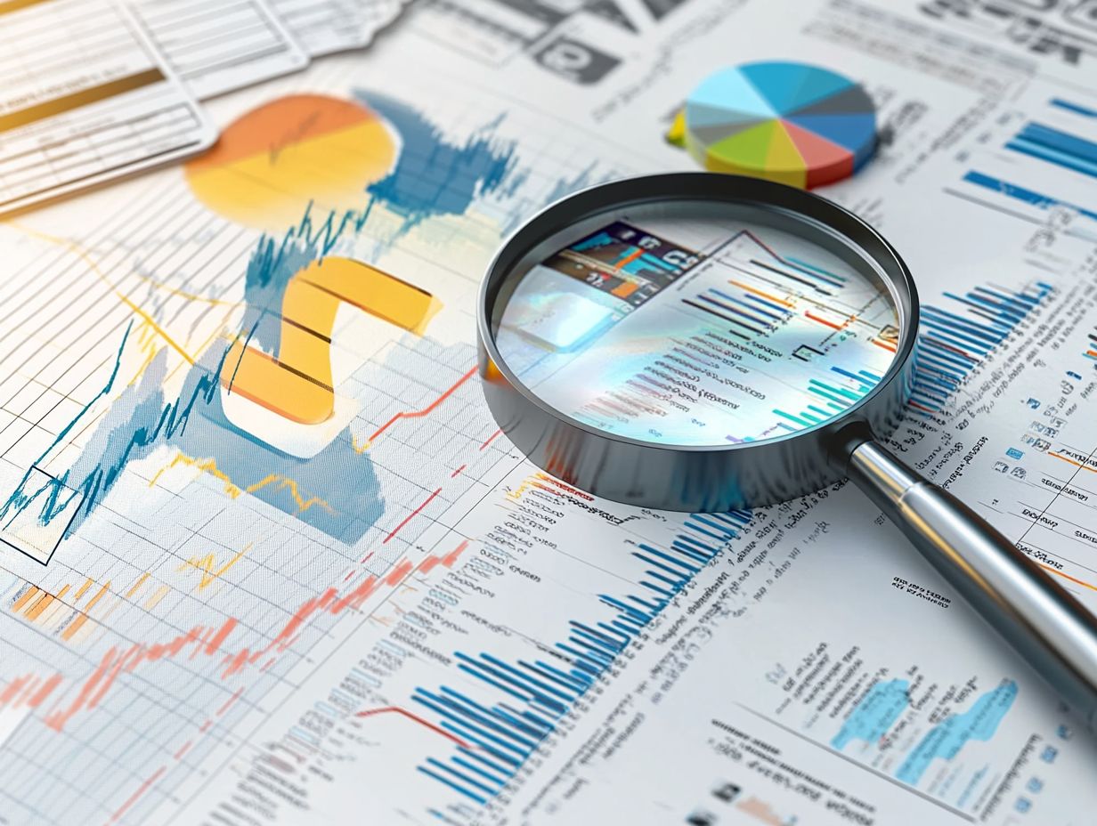 Illustration explaining credit reports versus credit scores