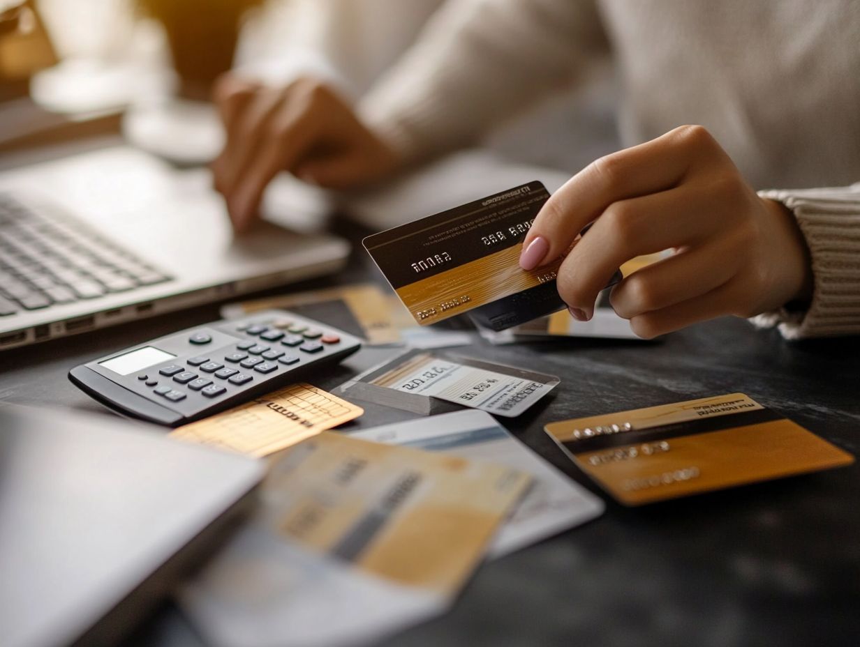 What are some important factors to consider when exploring credit card options for large purchases?