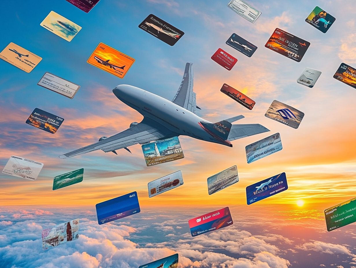 Earning rewards while flying with partner airlines.