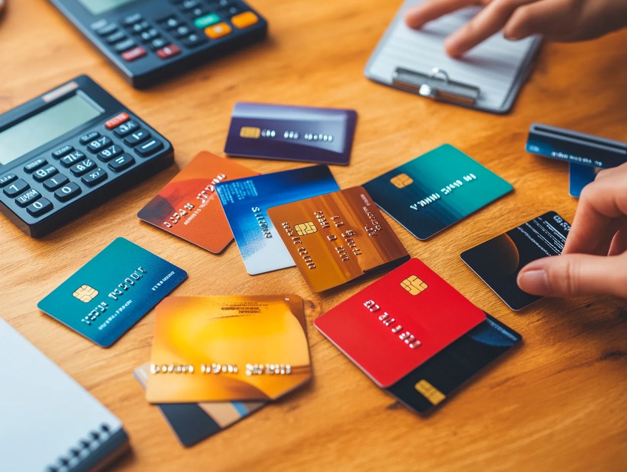 Image illustrating factors to consider in selecting a rewards credit card