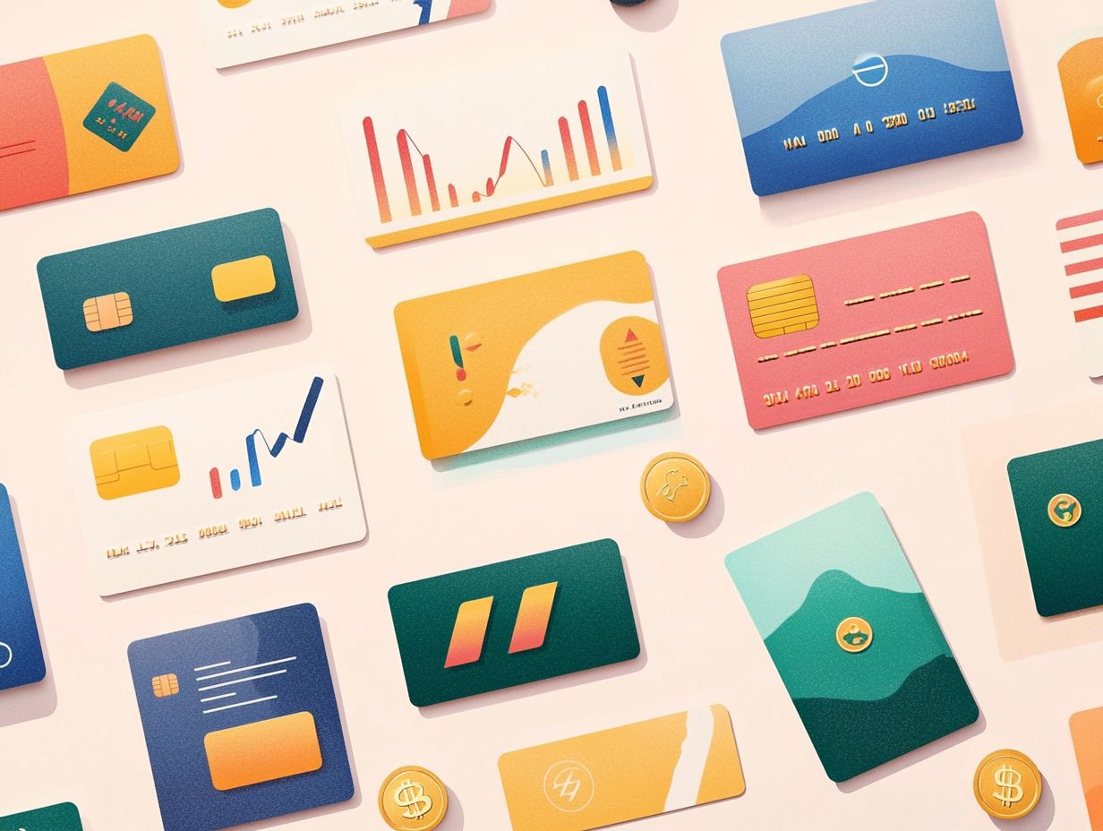 Illustration showing benefits of business credit cards for startups