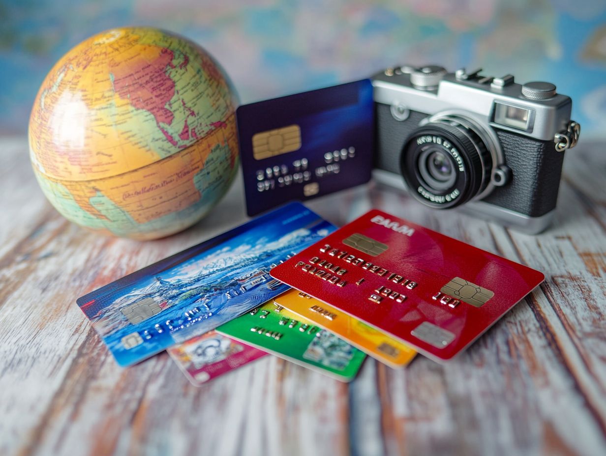 Illustration of travel credit card benefits