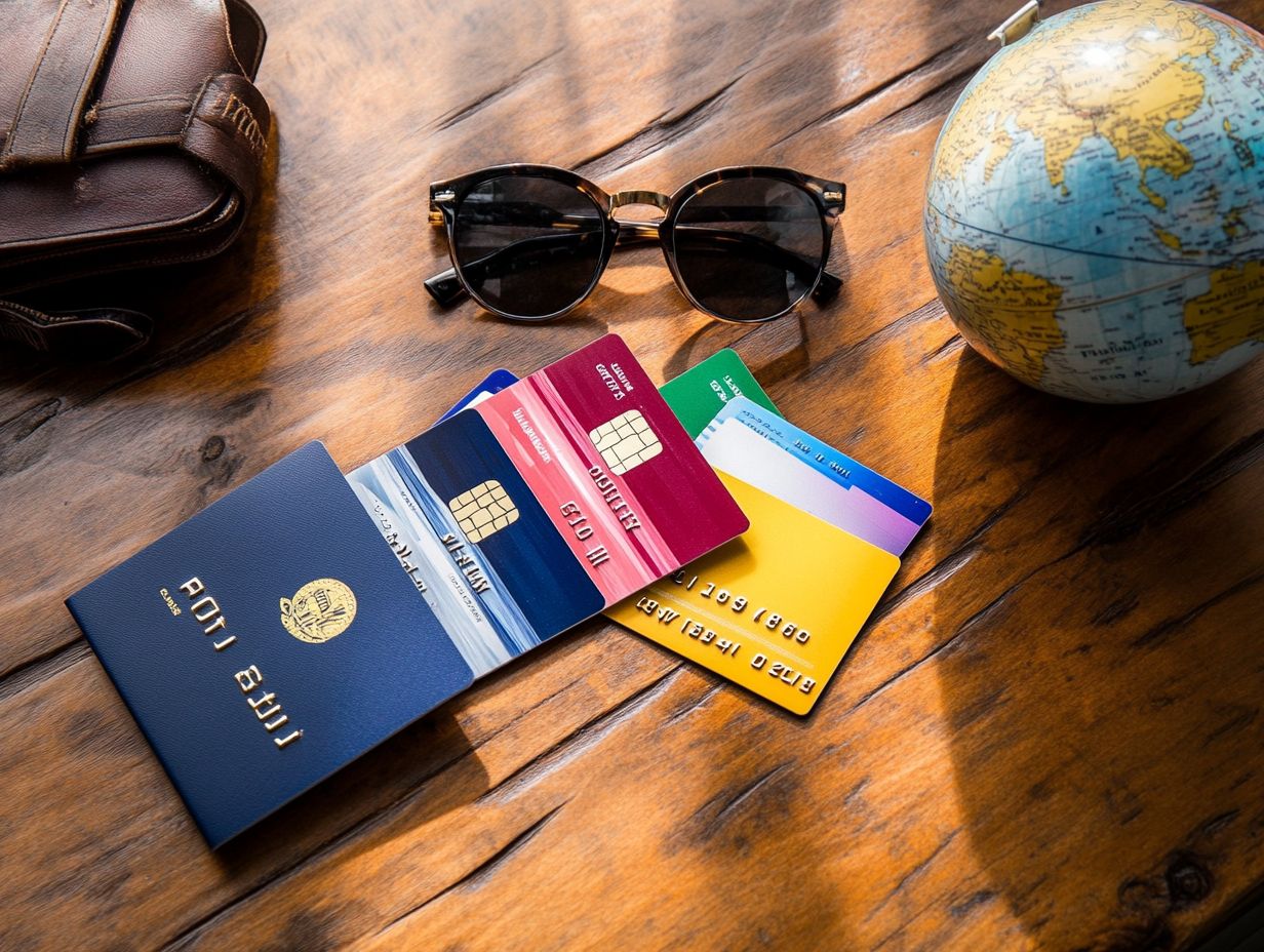 Comparison of travel credit cards and cash back cards for weekend trips