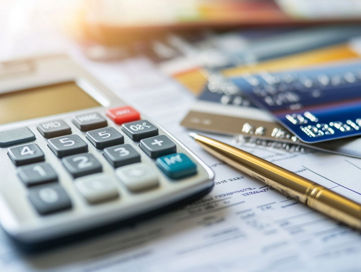 What factors determine the interest rate on a business credit card?