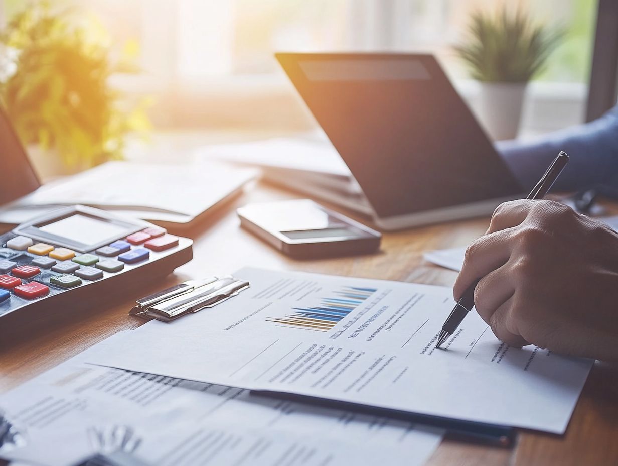 Illustration of interest rates and fees